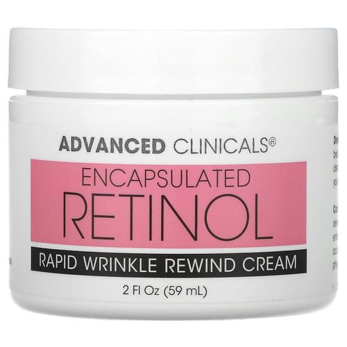 Advanced Clinicals Retinol Rapid Wrinkle Rewind Cream 2oz