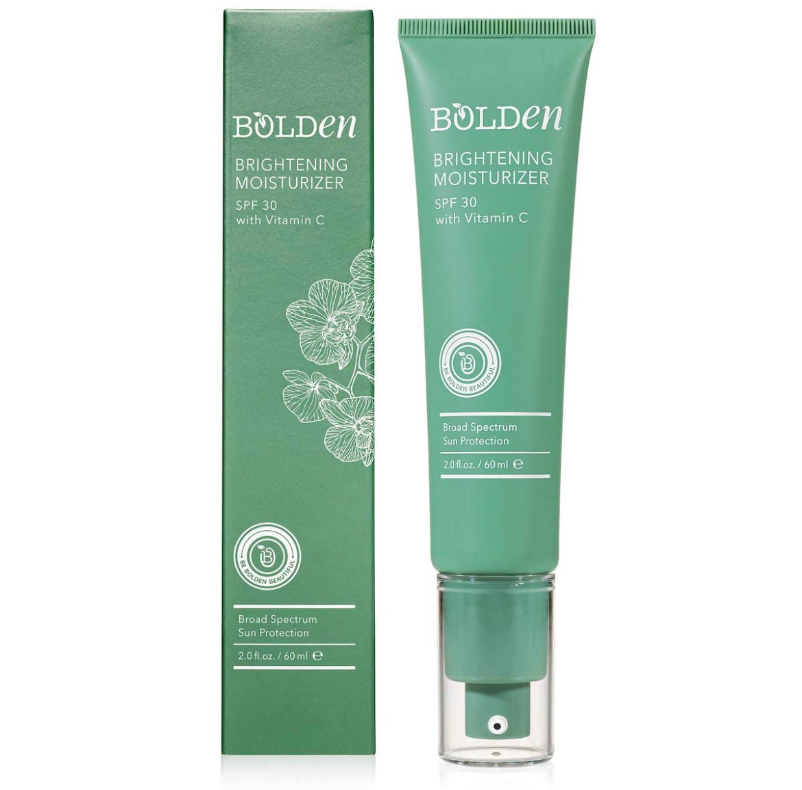 BOLDEN Brightening Moisturizer SPF 30 Sunscreen With Vitamin C 60ml