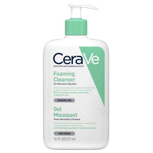 Cerave Foaming Cleanser 473ml - Nectar Beauty Hub