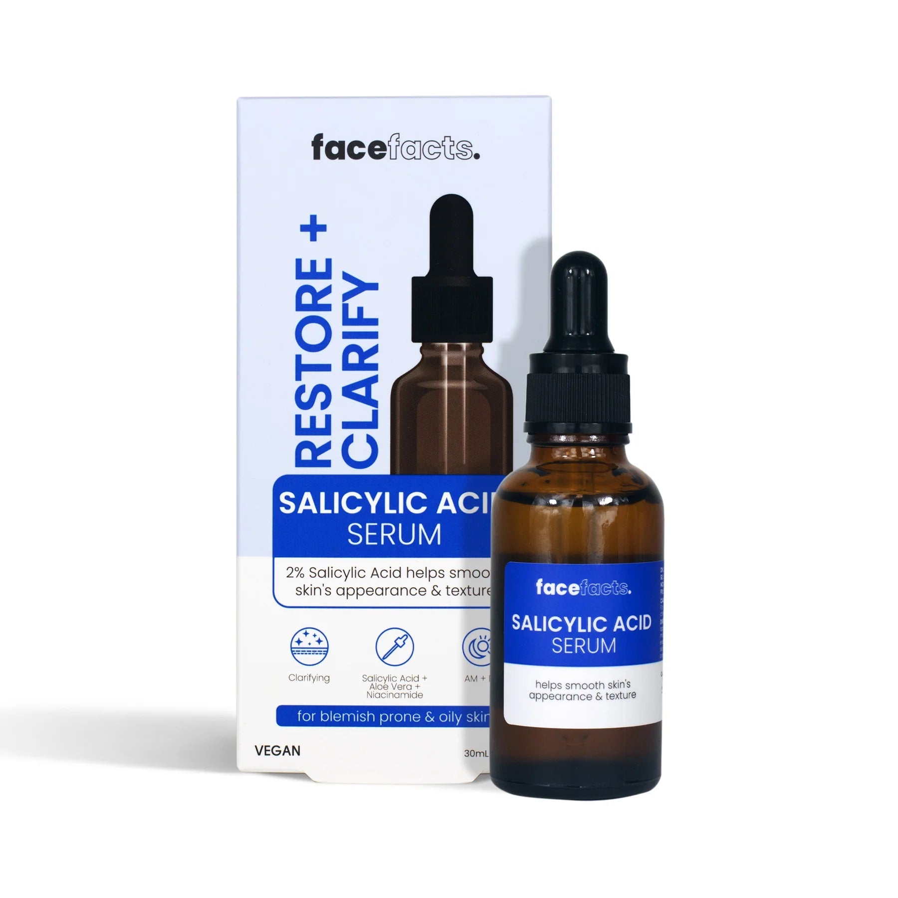FACE FACTS Restore & Clarify Salicylic Acid Facial Serum