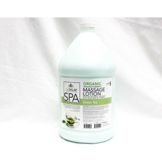 La palm Massage Oil Gallon (4 gal per case) Green Tea