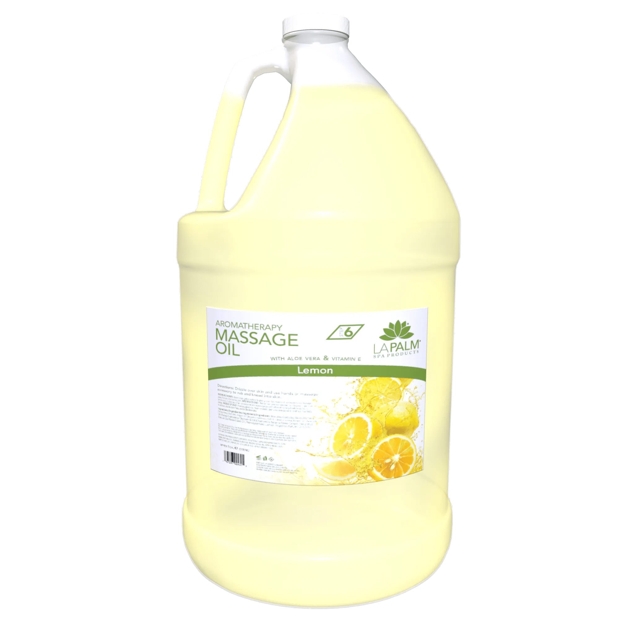 La palm Massage Oil Gallon (4gal per case) Lemon