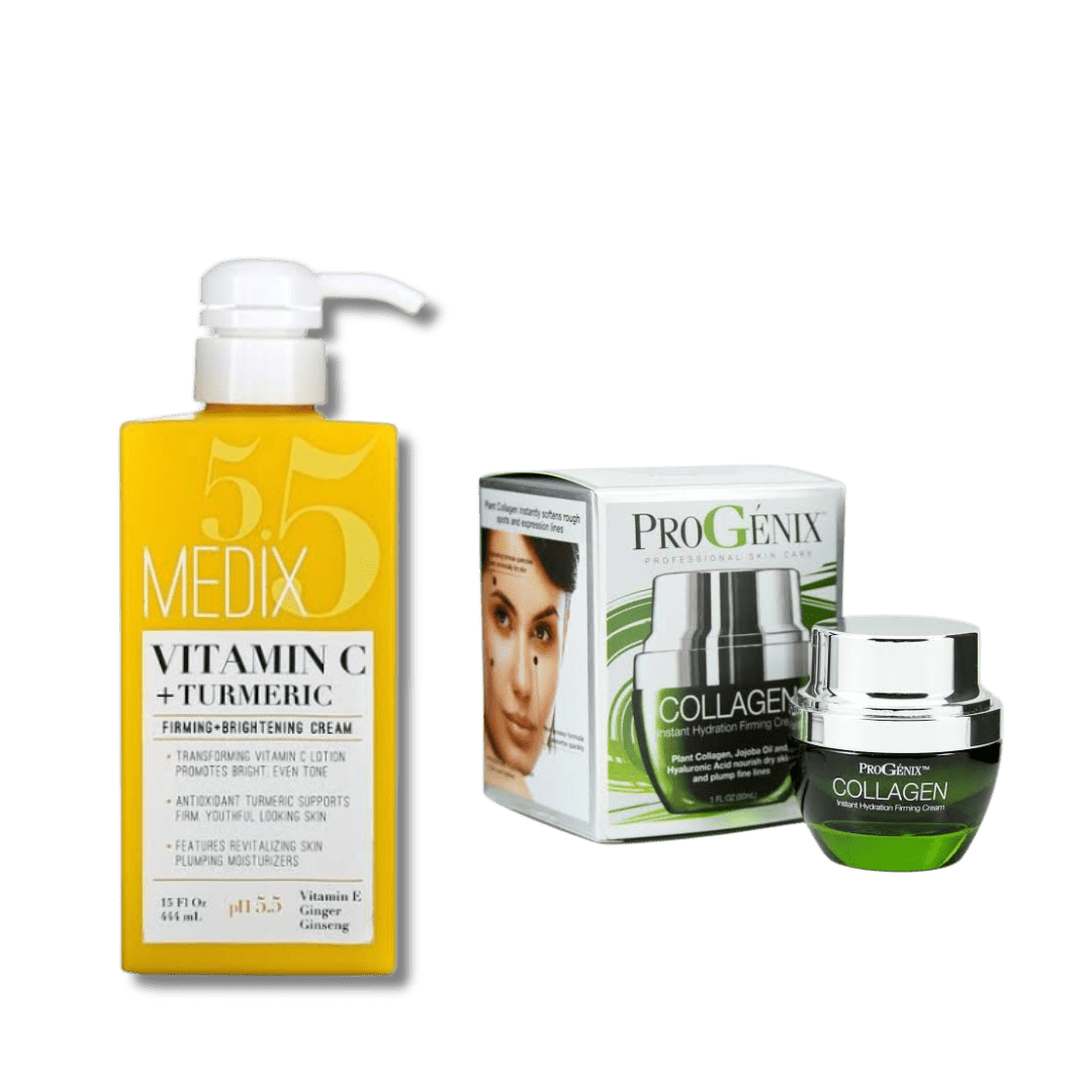 Medix vitamin C Lotion and Progenix Collagen Cream