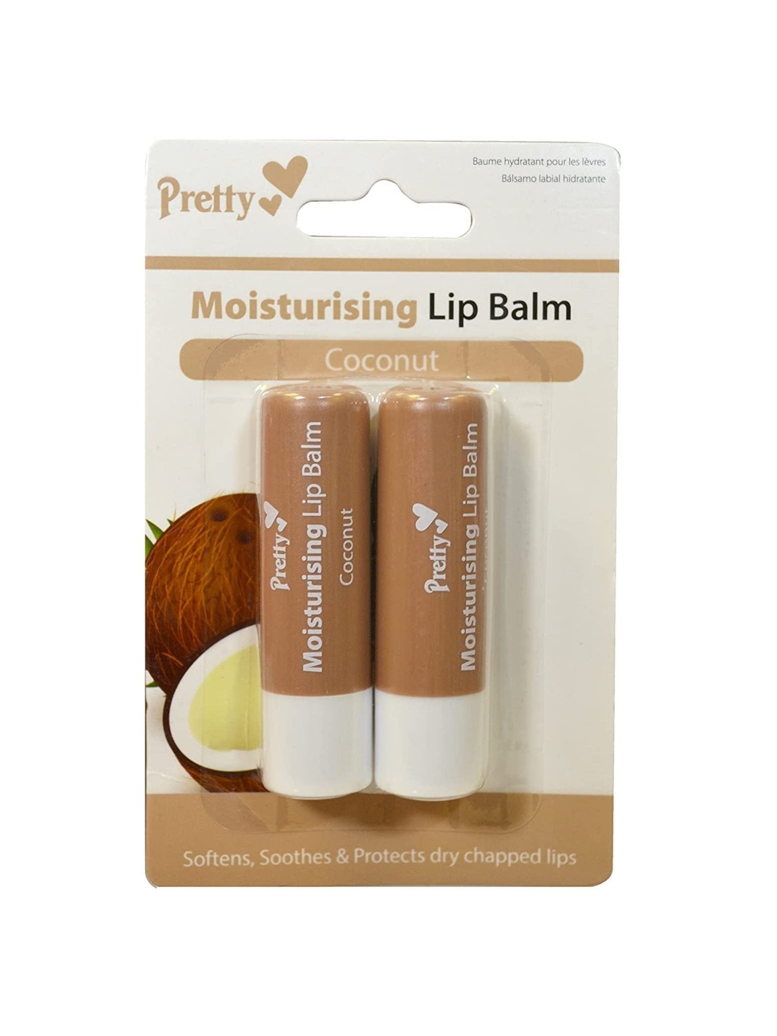 Pretty Moisturising Coconut Lip Balm 4.3g