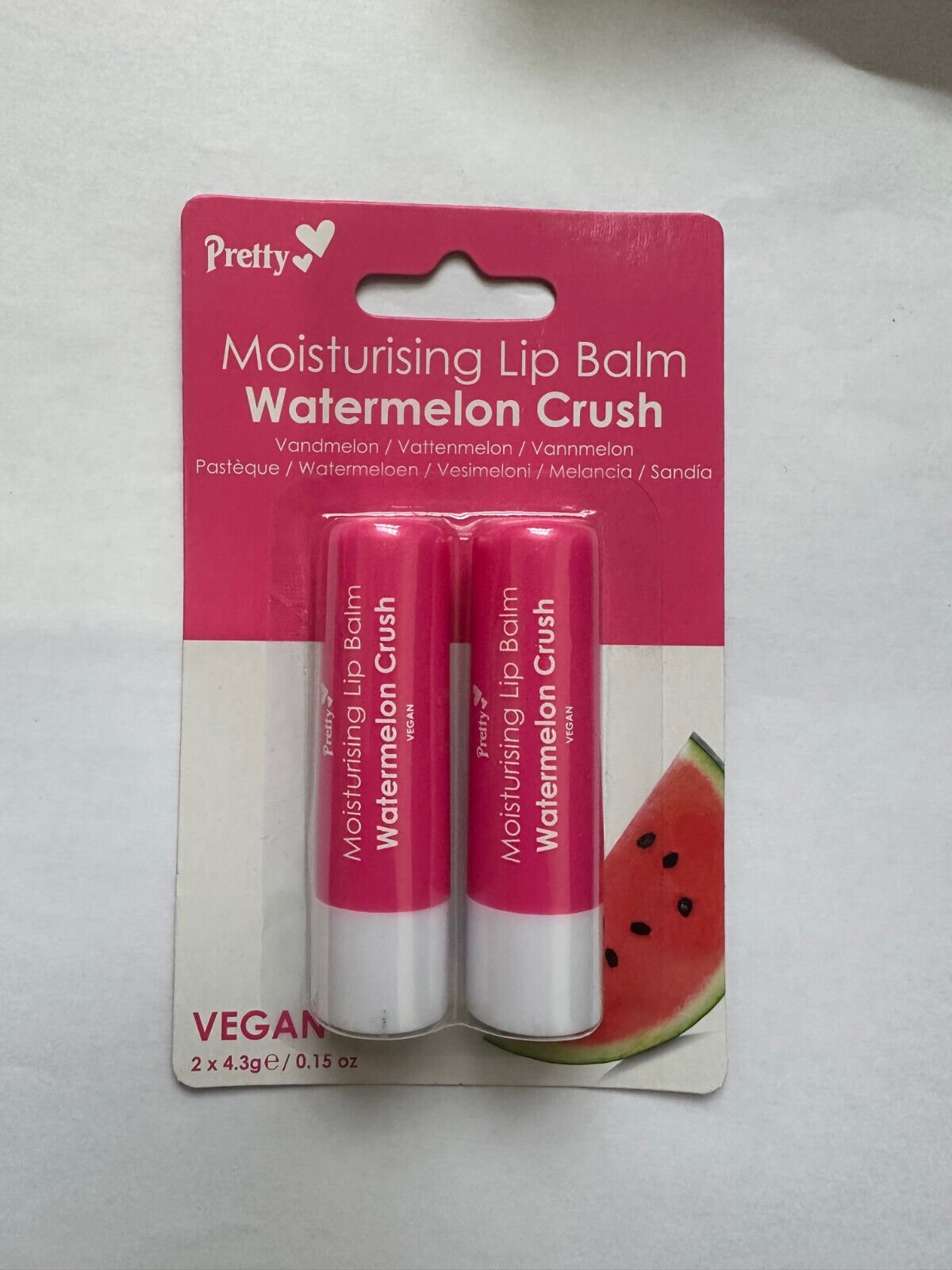 Pretty Moisturising Watermelon Crush Lip Balm 4.3g