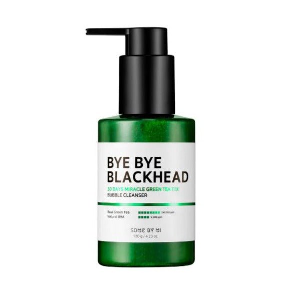 Somebymi Bye Bye Blackhead 30 Days Miracle Green Tea Tox Bubble Cleanser 120g