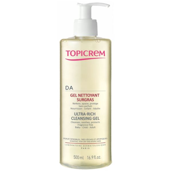 Topicrem Da Ultra Rich Cleansing Gel 500ml