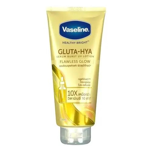 Vaseline Healthy Bright Gluta Hya Serum Burst UV Lotion Flawless Glow